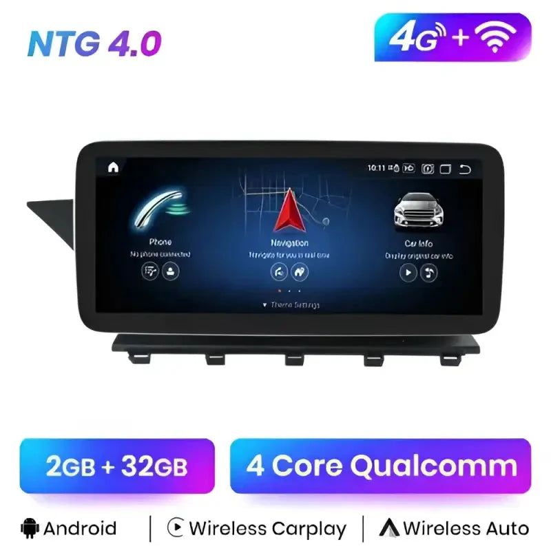 Radio nawigacja Mercedes Benz GLK 250 GLK 280 GLK 300 od 2008-2015 Android Auto CarPlay - Multigenus