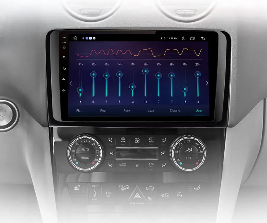 Radio do Mercedesa Benz ML W164 i Klasy GL X164 – Bezprzewodowe CarPlay i Android Auto - Radioodtwarzacz z systemem