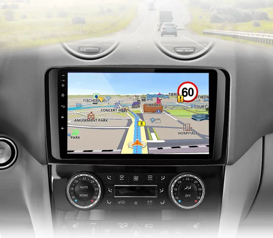 Radio do Mercedesa Benz ML W164 i Klasy GL X164 – Bezprzewodowe CarPlay i Android Auto - Multigenus