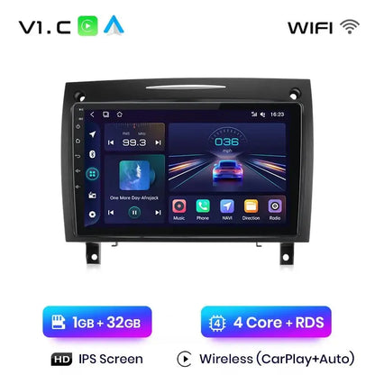 Multimedia Radio V1 z CarPlay i Android Auto dla Mercedes - Benz SLK Klasa R171 (2004 - 2011) – Ulepsz swoje doświadczenie w SLK 200, 280, 300, 350! - Multigenus