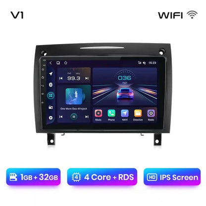 Multimedia Radio V1 z CarPlay i Android Auto dla Mercedes - Benz SLK Klasa R171 (2004 - 2011) – Ulepsz swoje doświadczenie w SLK 200, 280, 300, 350! - Multigenus