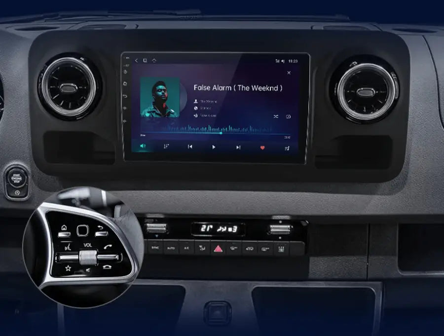Radio dla Mercedes - Benz Sprinter 2018 - 2022 – Multimedia GPS AI Voice 2 - DIN z Android Auto i CarPlay - Multigenus