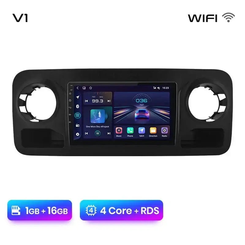 V1Pro AI Voice Radio Multimedialne GPS 2 Din z Android Auto i CarPlay dla Mercedes - Benz Sprinter (2018 - 2022) - Multigenus
