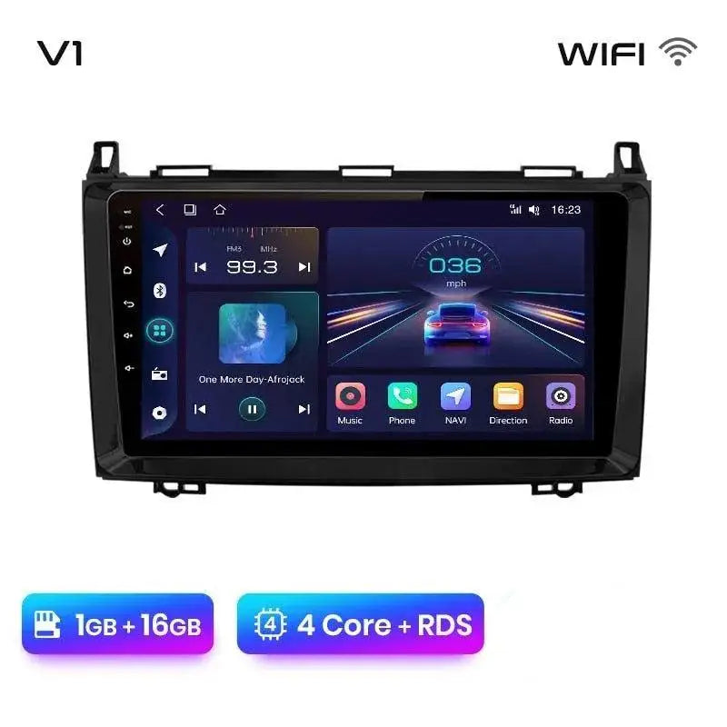 Radio nawigacja Mercedes Benz W169 W245 B200 W906 Sprinter W639 Vito CarPlay Android Auto - Multigenus