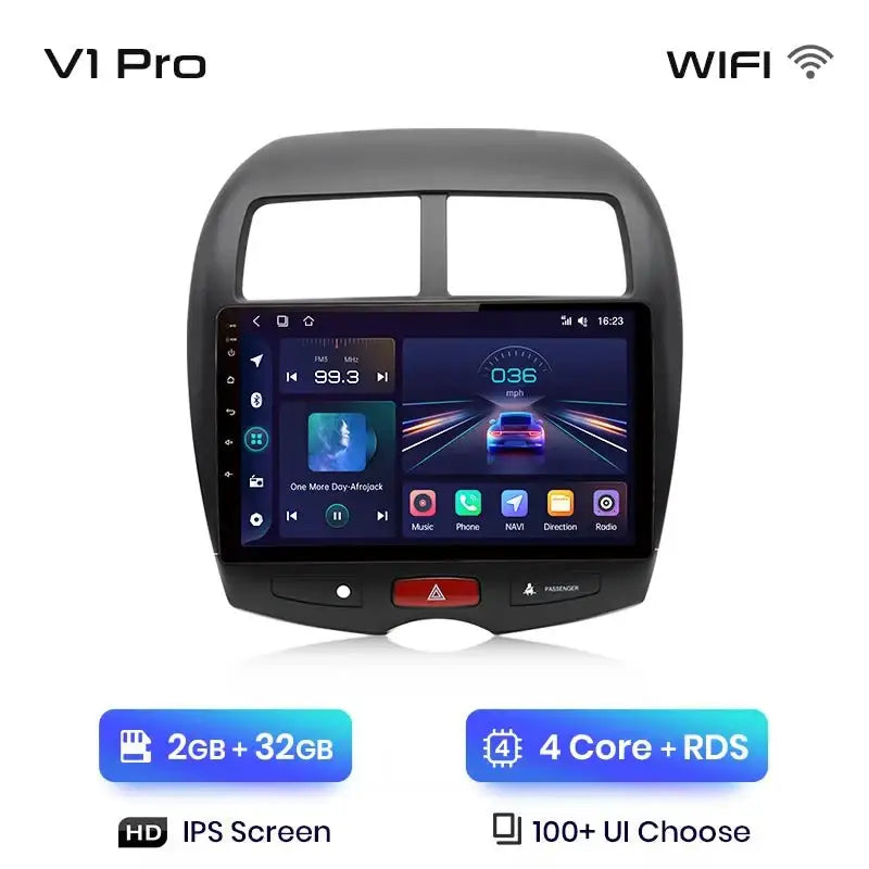 Radio samochodowe do Mitsubishi ASX 2010 - 2016 | Bezprzewodowy CarPlay i Android Auto | Zaawansowany system multimedialny - Multigenus