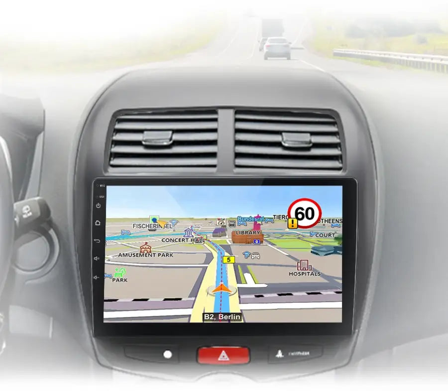 Radio do Mitsubishi ASX 2010 - 2016 | Bezprzewodowy CarPlay i Android Auto - Radioodtwarzacz z systemem operacyjnym