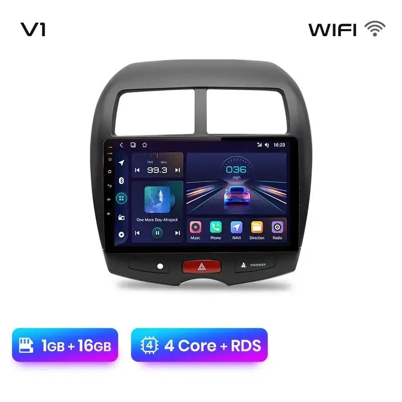Radio samochodowe do Mitsubishi ASX 2010 - 2016 | Bezprzewodowy CarPlay i Android Auto | Zaawansowany system multimedialny - Multigenus