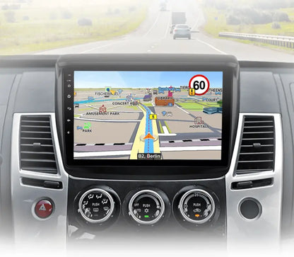 Radio do Mitsubishi Pajero Sport 2 / L200 / Triton 2008 - 2016 – Bezprzewodowe CarPlay i Android Auto - Multigenus