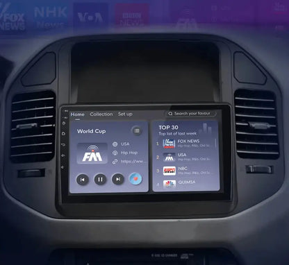 Radio nawigacja Mitsubishi Pajero V60 V68 V73 od 1999-2006 Android Auto Carplay - Multigenus