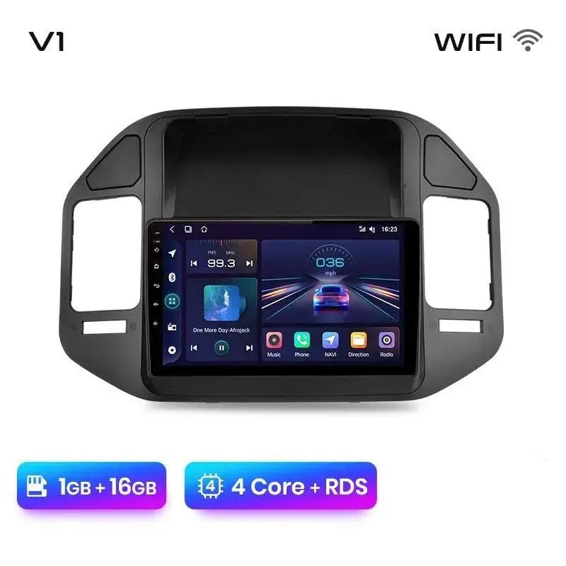 Radio nawigacja Mitsubishi Pajero V60 V68 V73 od 1999-2006 Android Auto Carplay - Multigenus