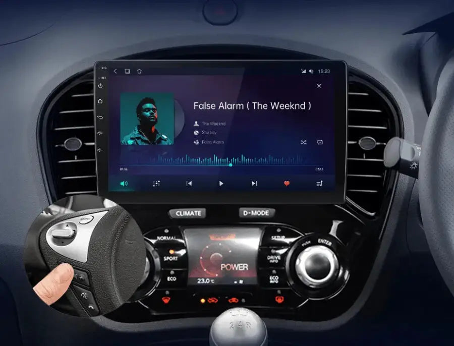 Radio nawigacja Nissan Juke YF15 2010 - 2014 Carplay Android Auto - Multigenus