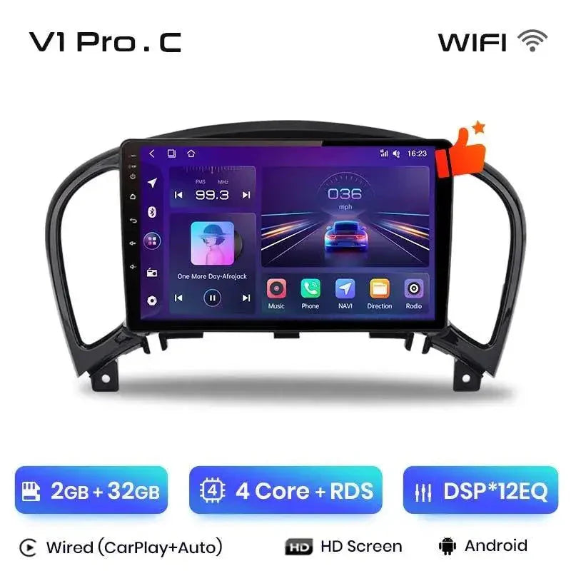 Radio nawigacja Nissan Juke YF15 2010 - 2014 Carplay Android Auto - Multigenus