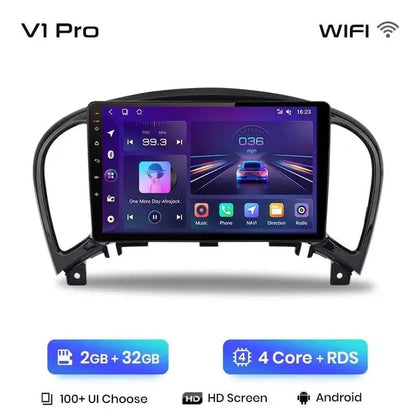 Radio nawigacja Nissan Juke YF15 2010 - 2014 Carplay Android Auto - Multigenus