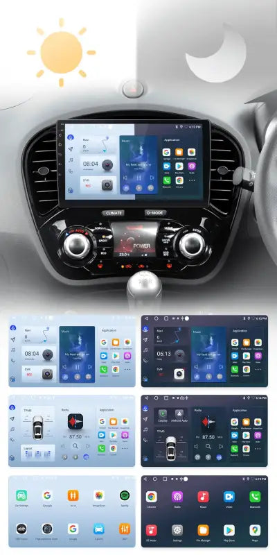 Radio nawigacja Nissan Juke YF15 2010 - 2014 Carplay Android Auto - Multigenus