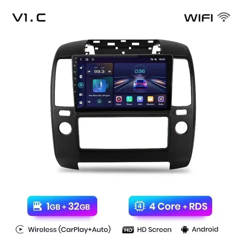Radio nawigacja NISSAN NAVARA 2006-2012 Android Auto CarPlay - Multigenus