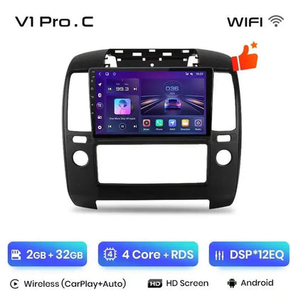 Radio nawigacja NISSAN NAVARA 2006-2012 Android Auto CarPlay - Multigenus