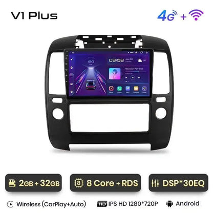Radio nawigacja NISSAN NAVARA 2006-2012 Android Auto CarPlay - Multigenus