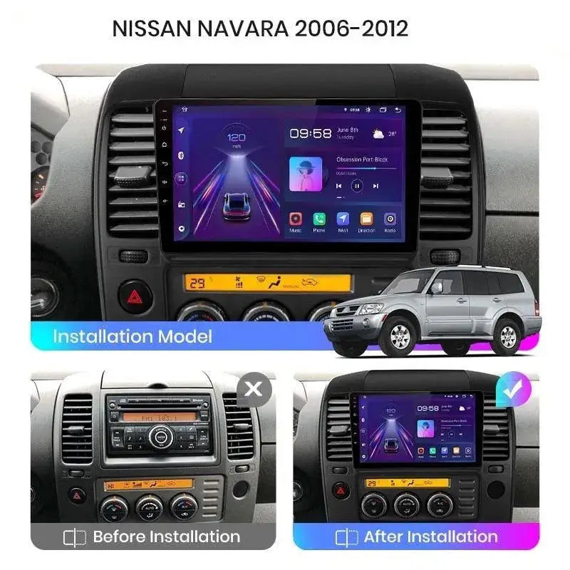 Radio nawigacja NISSAN NAVARA 2006-2012 Android Auto CarPlay - Multigenus