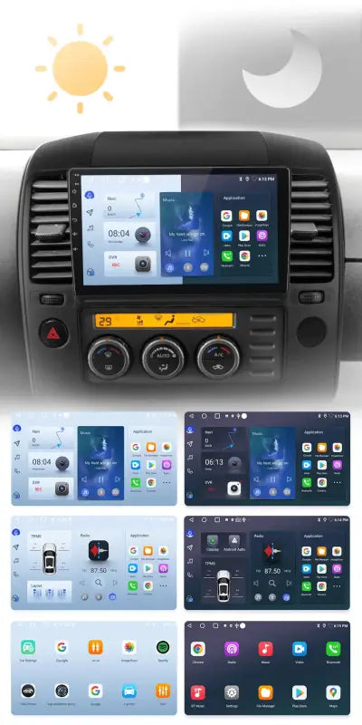 Radio nawigacja NISSAN NAVARA 2006-2012 Android Auto CarPlay - Multigenus