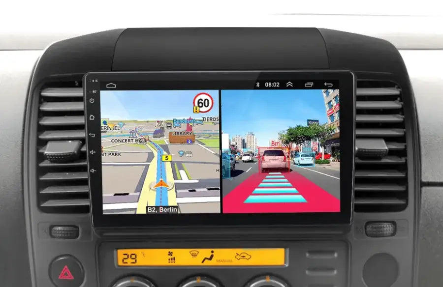Radio nawigacja NISSAN NAVARA 2006-2012 Android Auto CarPlay - Multigenus