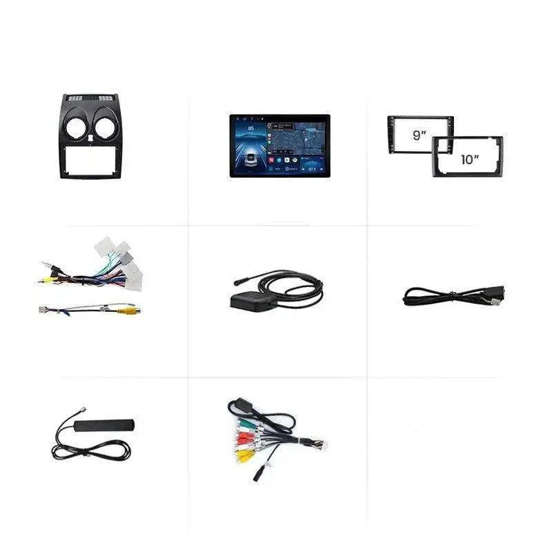 Radio nawigacja Nissan Qashqai J10 2006 - 2013 CarPlay Android Auto - Multigenus