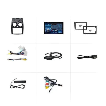 Radio nawigacja Nissan Qashqai J10 2006 - 2013 CarPlay Android Auto - Multigenus