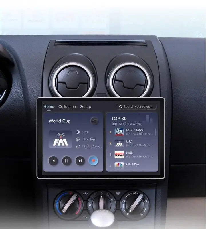 Radio nawigacja Nissan Qashqai J10 2006 - 2013 CarPlay Android Auto - Multigenus