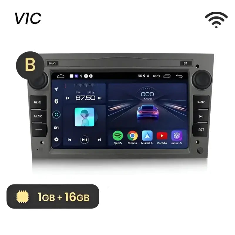 Radio nawigacja Opel Astra H Vectra C Antara Zafira Corsa C D Vivaro Meriva Android Auto Carplay - Multigenus