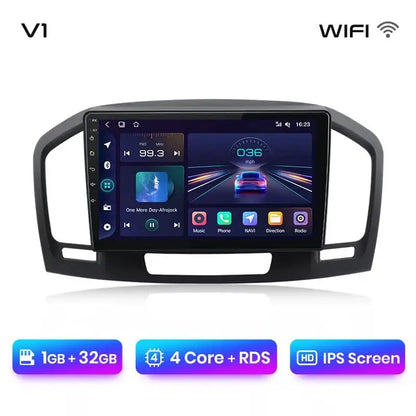 Radio Samochodowe V1 Plus dla Buick Regal i Opel Insignia (2009 - 2013) - Bezprzewodowy CarPlay i Android Auto - Odtwarzacz DVD 2 DIN - Multigenus