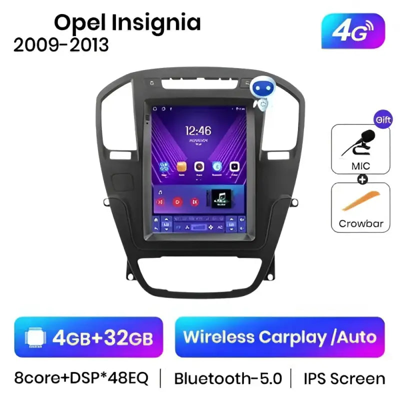 Radio nawigacja Opel Insignia 2009-2013 Android Auto Carplay - Multigenus