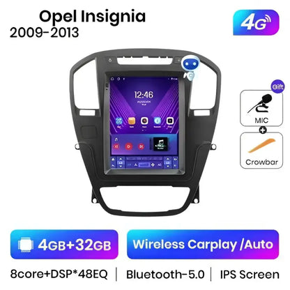 Radio nawigacja Opel Insignia 2009-2013 Android Auto Carplay - Multigenus