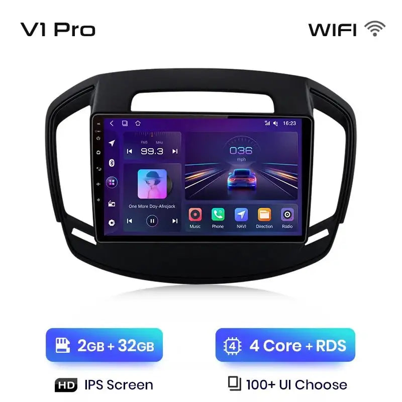 V1 Plus Radio Samochodowe dla Opel Insignia 2013 - 2017 | Bezprzewodowy CarPlay i Android Auto | 2DIN Bez DVD - Multigenus
