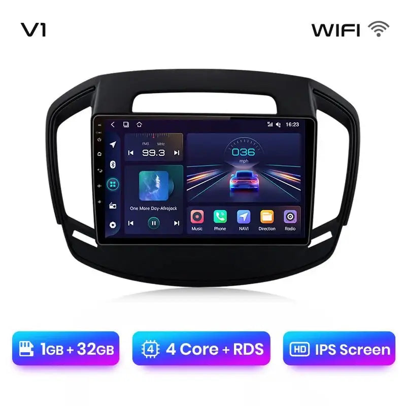 V1 Plus Radio Samochodowe dla Opel Insignia 2013 - 2017 | Bezprzewodowy CarPlay i Android Auto | 2DIN Bez DVD - Multigenus