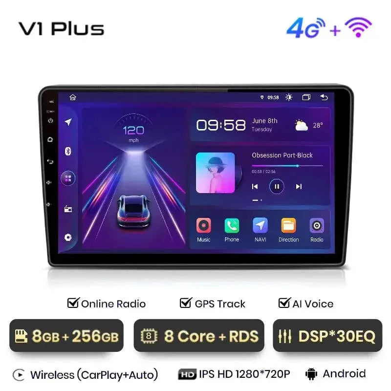 Radio nawigacja Opel Zafira B Opel Astra H 2005-2014 Android auto Carplay - Multigenus