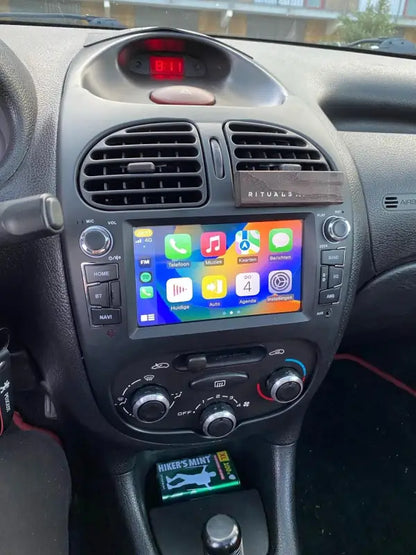 Radio nawigacja PEUGEOT 206 206CC 206SW 2001-2016 Android Auto Carplay - Multigenus