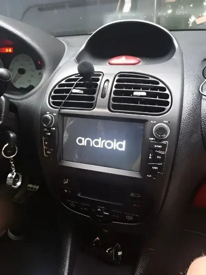 Radio nawigacja PEUGEOT 206 206CC 206SW 2001-2016 Android Auto Carplay - Multigenus