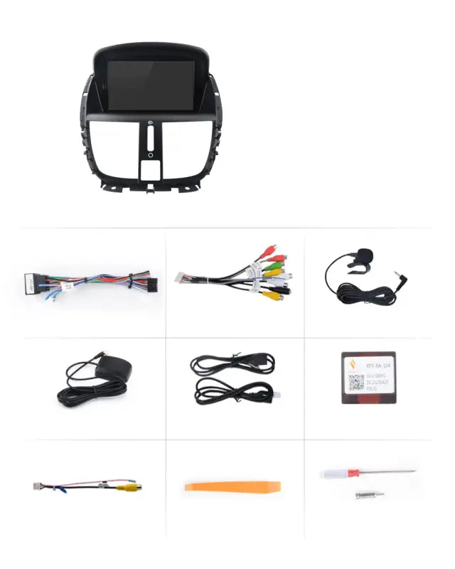 Radio dla Peugeot 207 207CC 2006 - 2015 – Bezprzewodowy CarPlay i Android Auto - Multigenus