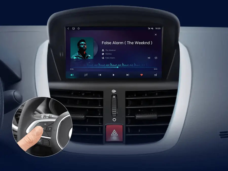 Radio dla Peugeot 207 207CC 2006 - 2015 – Bezprzewodowy CarPlay i Android Auto - Multigenus