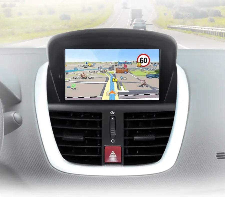 Radio dla Peugeot 207 207CC 2006 - 2015 – Bezprzewodowy CarPlay i Android Auto - Multigenus
