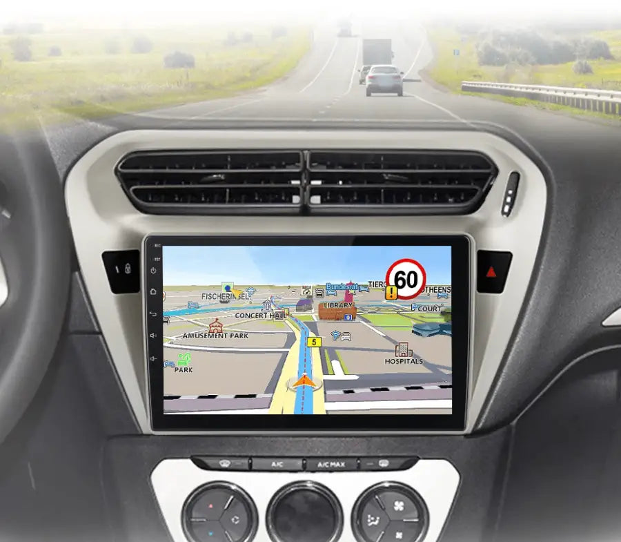 Radio do Peugeot 301 i Citroën Elysee 2013 - 2018 (2DIN) Bezprzewodowy CarPlay i Android Auto - Multigenus