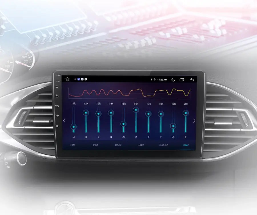Radio dla Peugeot 308 308S od 2013 - 2017 – Bezprzewodowy CarPlay i Android Auto, Inteligentne Systemy - Multigenus