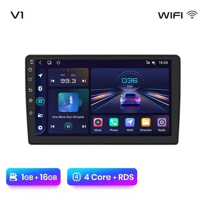 Radio samochodowe V1 Plus do Peugeot 407 (2004 - 2011) z bezprzewodowym CarPlay i Android Auto – Bez 2DIN DVD - Multigenus