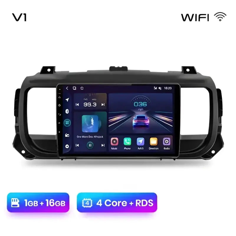 Radio samochodowe do Peugeot Expert 3, Citroen Jumpy 3, SpaceTourer (2016 - 2021) | Bezprzewodowy CarPlay i Android Auto | 2 - DIN, Bez DVD - Multigenus