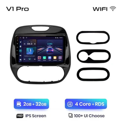 Inteligentne radio V1 AI Voice Wireless CarPlay i Android Auto dla Renault Captur (2016 - 2019) | 4G Multimedia GPS | 2 - DIN Autoradio - Multigenus