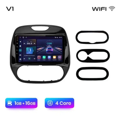 Inteligentne radio V1 AI Voice Wireless CarPlay i Android Auto dla Renault Captur (2016 - 2019) | 4G Multimedia GPS | 2 - DIN Autoradio - Multigenus