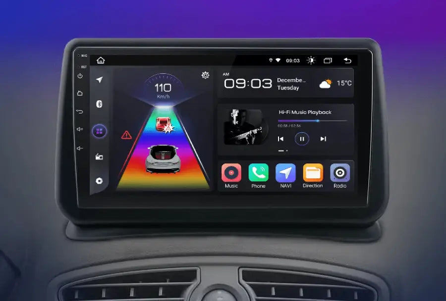 Radio do Renault Clio 3 od 2005 - 2014 Android Auto z GPS i CarPlay - Multigenus