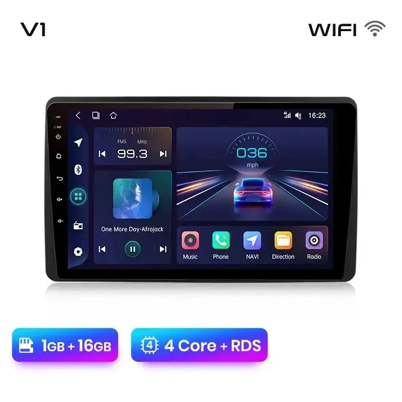 1Pro 4G Android Auto Radio Samochodowe dla Renault Duster/Dacia HM2/Arkana (2019 - 2021) z CarPlay i Systemem Multimedialnym GPS - Multigenus