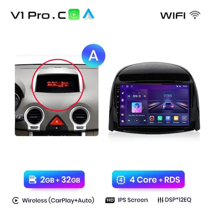 Radio Samochodowe V1 Plus do Renault Koleos (2008 - 2016) – Bezprzewodowy CarPlay i Android Auto | Ulepszony System Inteligentny - Multigenus