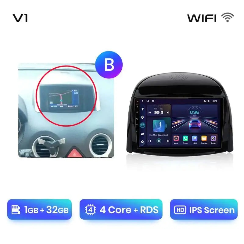 Radio Samochodowe V1 Plus do Renault Koleos (2008 - 2016) – Bezprzewodowy CarPlay i Android Auto | Ulepszony System Inteligentny - Multigenus