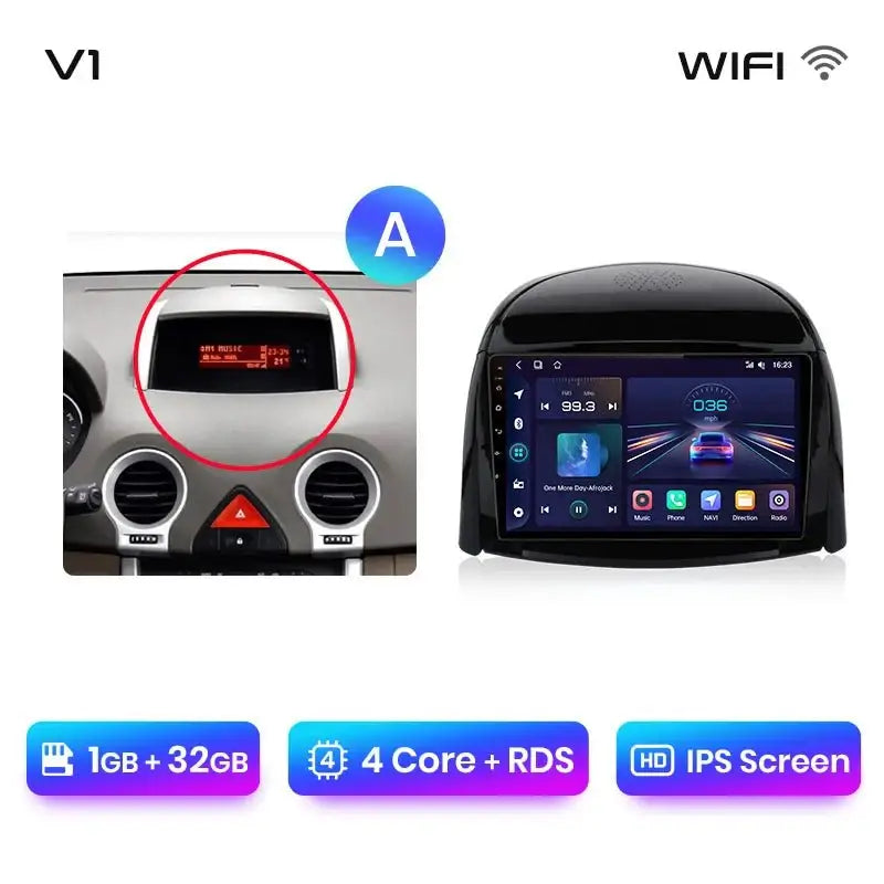 Radio Samochodowe V1 Plus do Renault Koleos (2008 - 2016) – Bezprzewodowy CarPlay i Android Auto | Ulepszony System Inteligentny - Multigenus